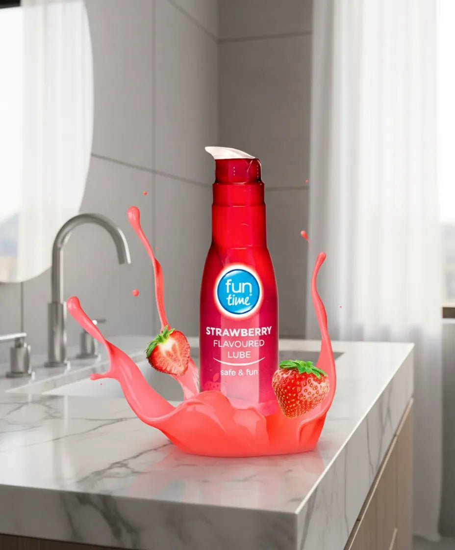 Funtime Strawberry flavoured Lube Water Based Lubricant