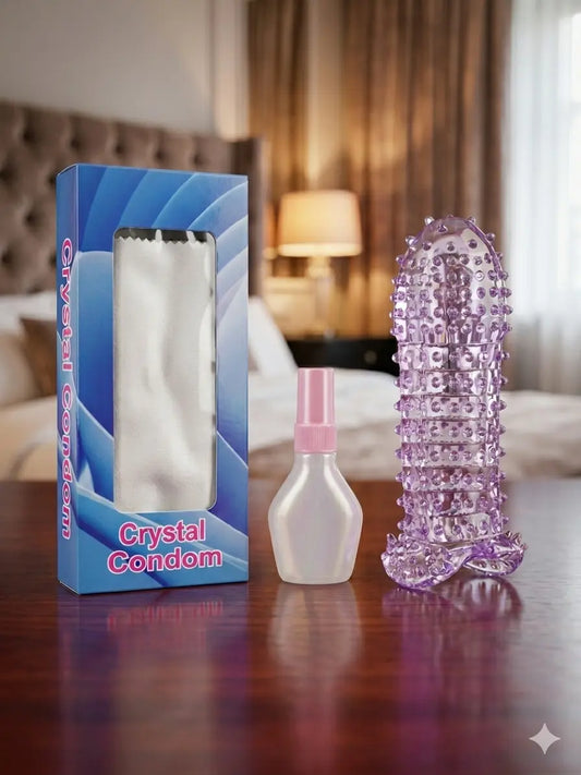 Crystal Condom for Men Reuseable Box