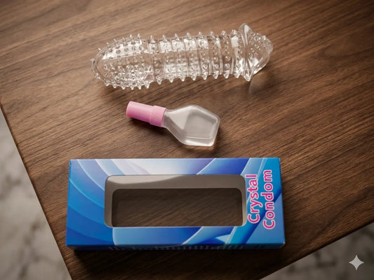 Crystal Condom for Men Reuseable Box